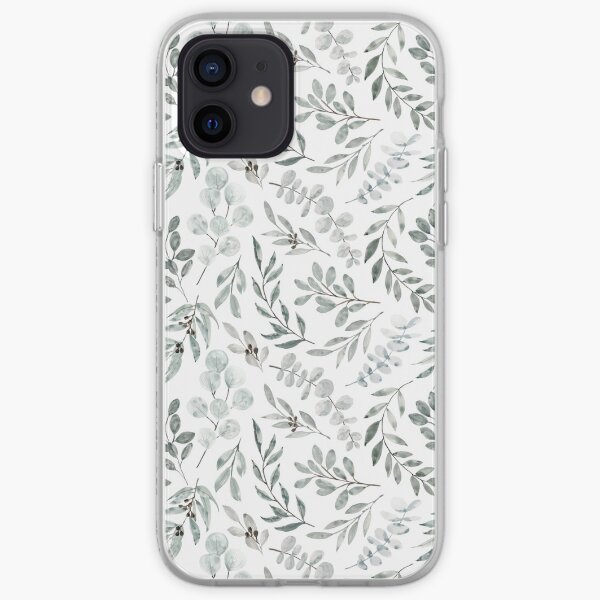 Australian Eucalyptus Watercolor Botanical Leaves Australianiana Eucalyptus leaves in watercolour iPhone Soft Case