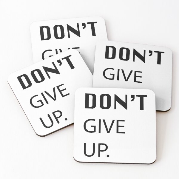 Item preview, Don't Give Up designed and sold by CACTUSHOLLYWOOD.