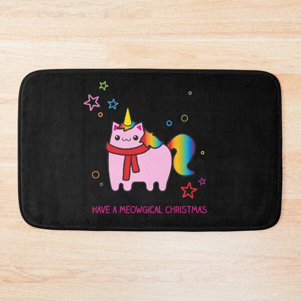 Item preview, Have a meowgical Christmas, rainbow unicorn cat designed and sold by IceCreamCat.
