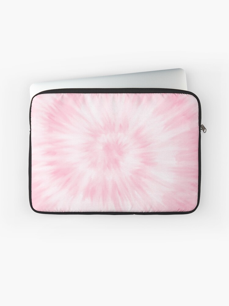 Pink tie dye wallpaper Laptop Sleeve