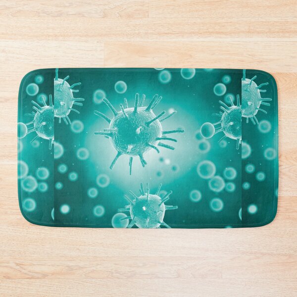 Item preview, SPACEY VIRUS SLIDE Pattern MICROSCOPE CELLS Image PHOTO...Micro designed and sold by Hippiesole.