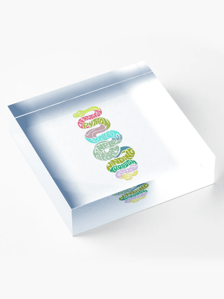 Thumbnail 4 von 5, Acrylblock, Python designt und verkauft von Imagine-Create.