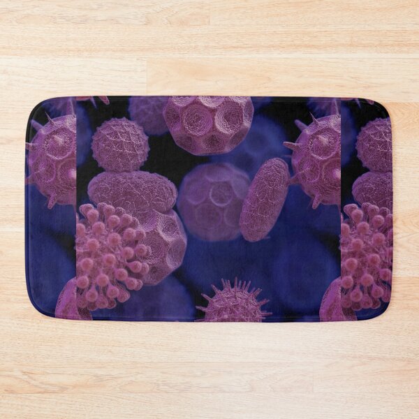 Item preview, PURPLE BACTERIA VIRUS CELLS Pattern MICROSCOPIC CELLS Image PHOTO ...Micro designed and sold by Hippiesole.