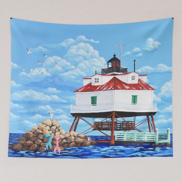 Item preview, Thomas Point Lighthouse designed and sold by Elizabeth Weglein.