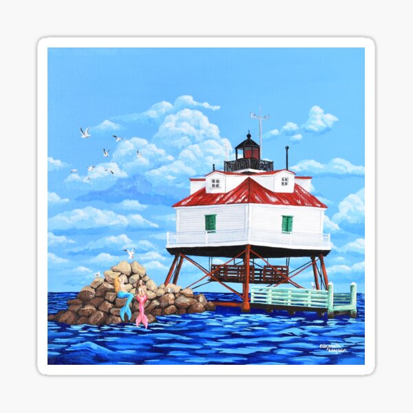 Item preview, Thomas Point Lighthouse designed and sold by Elizabeth Weglein.