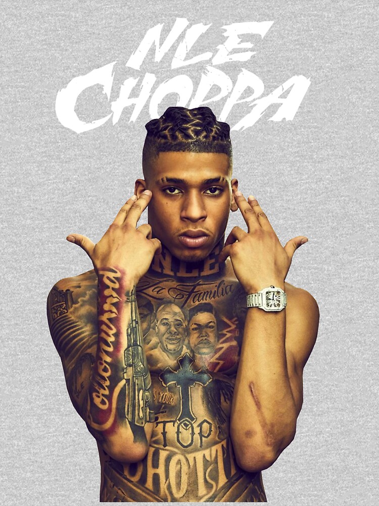 NLE Choppa, NLE Choppa Tshirt, NLE, Top Shotta, Top Shotta shirt, NLE choppa, fan art & gear by robtaf