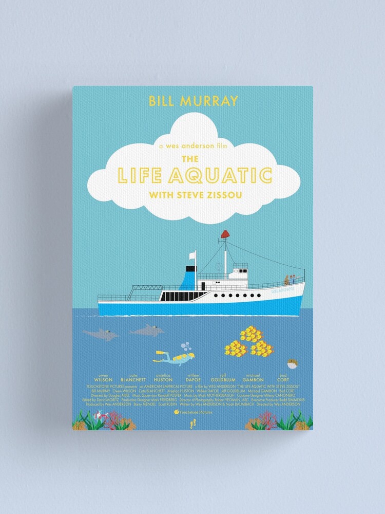 Alternate view of The Life Aquatic with Steve Zissou Poster Canvas Print
