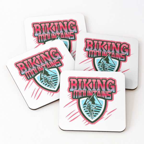 Item preview, Biking Mountains MTB Graphic Design designed and sold by jacks-tees.