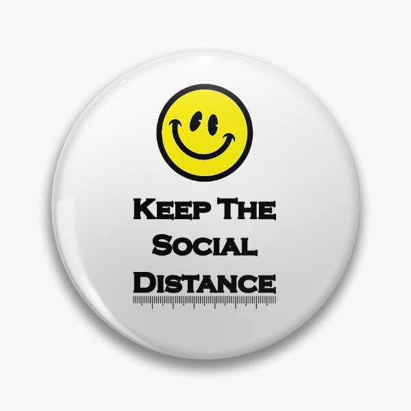 Item preview, Keep The Social Distance Black Font designed and sold by Mahdi Hammoud.