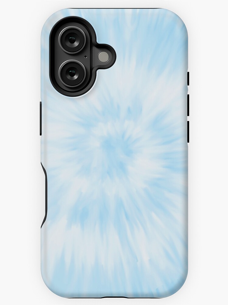 Thumbnail 1 of 4, iPhone Case, Blue tie dye wallpaper designed and sold by Pastel-PaletteD.