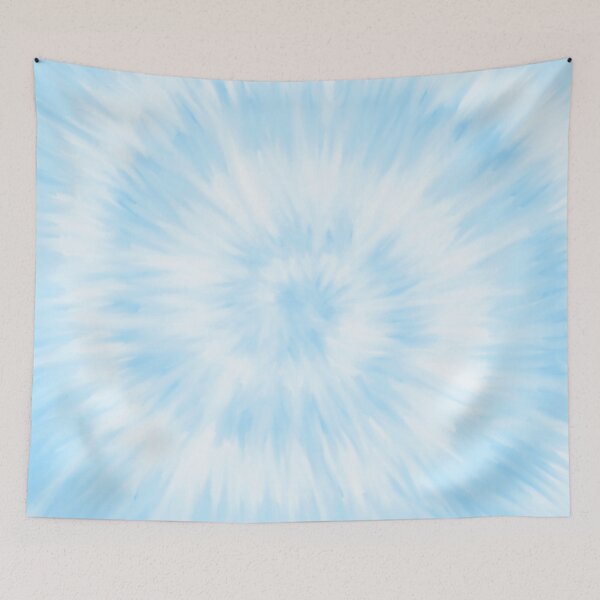 Item preview, Blue tie dye wallpaper designed and sold by Pastel-PaletteD.