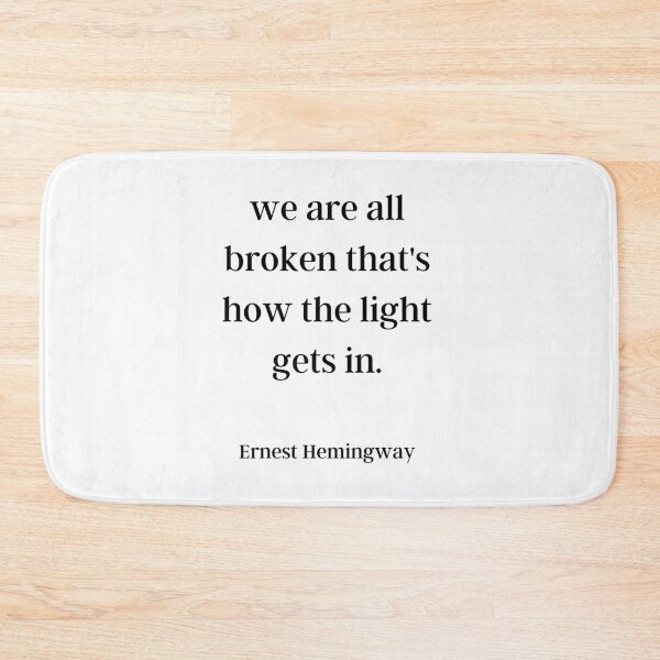 Item preview, Ernest Hemingway- Broken designed and sold by HighSociety00.