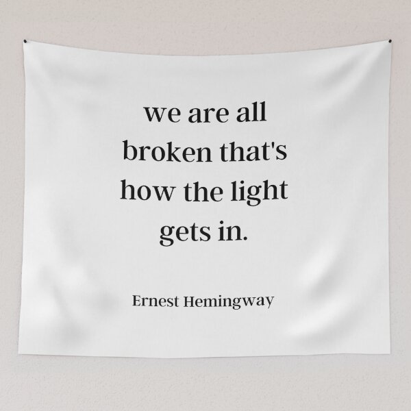 Item preview, Ernest Hemingway- Broken designed and sold by HighSociety00.