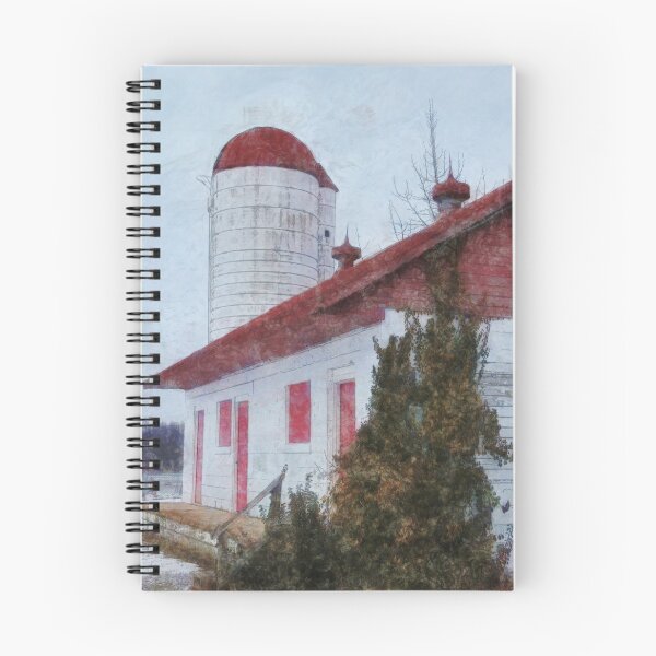 Item preview, Red and White Barn designed and sold by Ollivrosa.