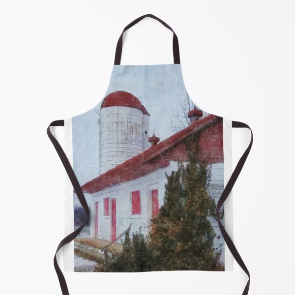 Item preview, Red and White Barn designed and sold by Ollivrosa.