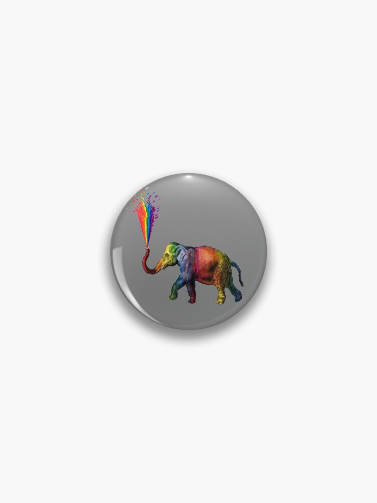 Pins of the Athletics Featuring an Elephant