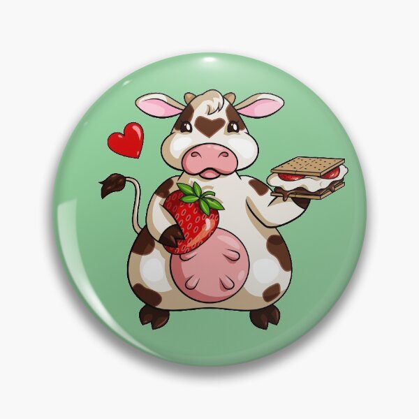 Aperçu de l'œuvre S'more Fraise Vache créée et vendue par SmoreGraphics.