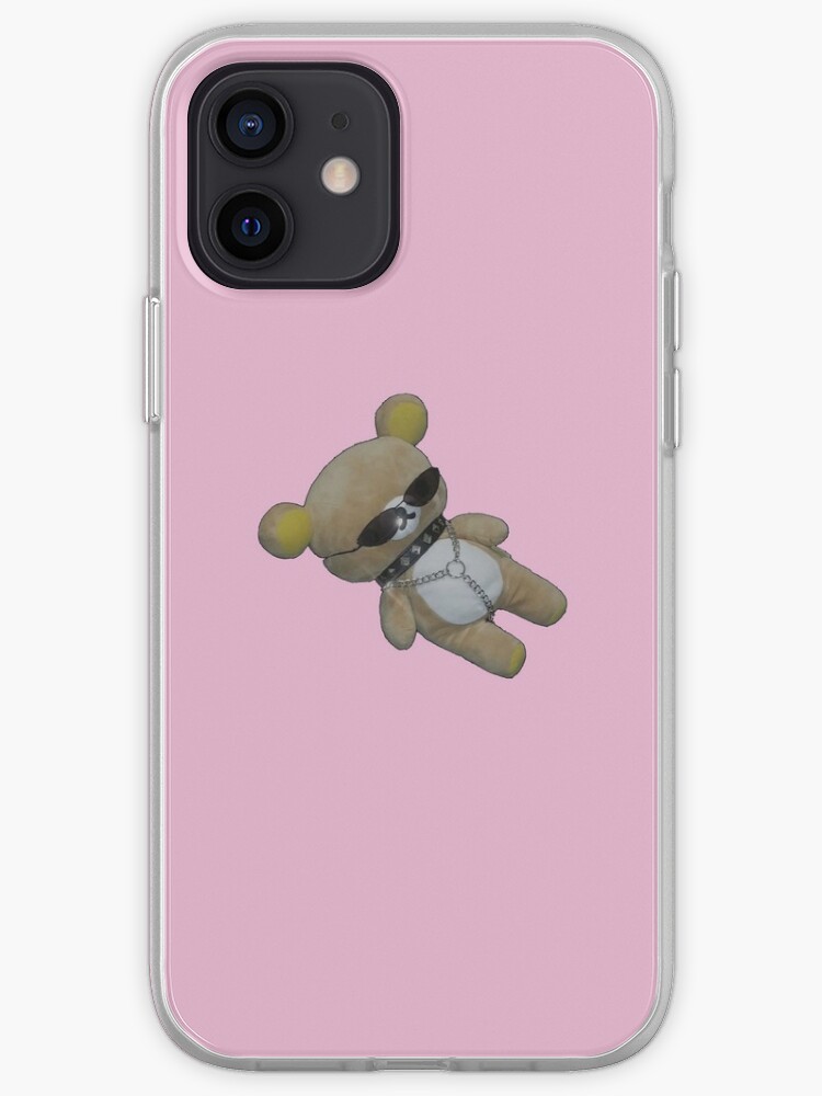 Rilakkuma Pink Goth Bear Iphone Case By Seibaroy Redbubble