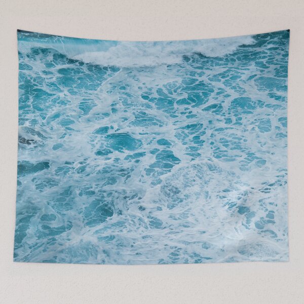 Item preview, Blue ocean waves in the summer designed and sold by Allenapparels.