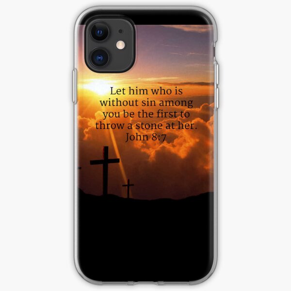 John 8:7 iPhone Soft Case