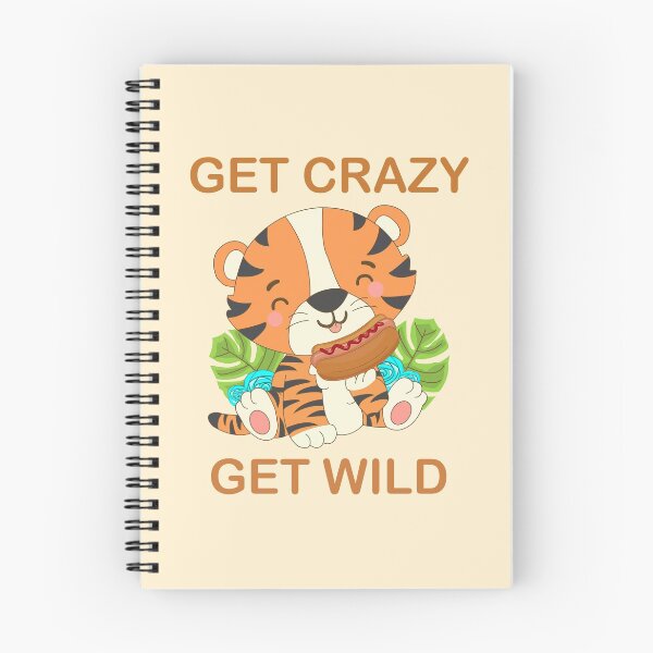 Item preview,  Get Crazy Get WILD beangle tiger eating hot dog in garden  designed and sold by SGS-.