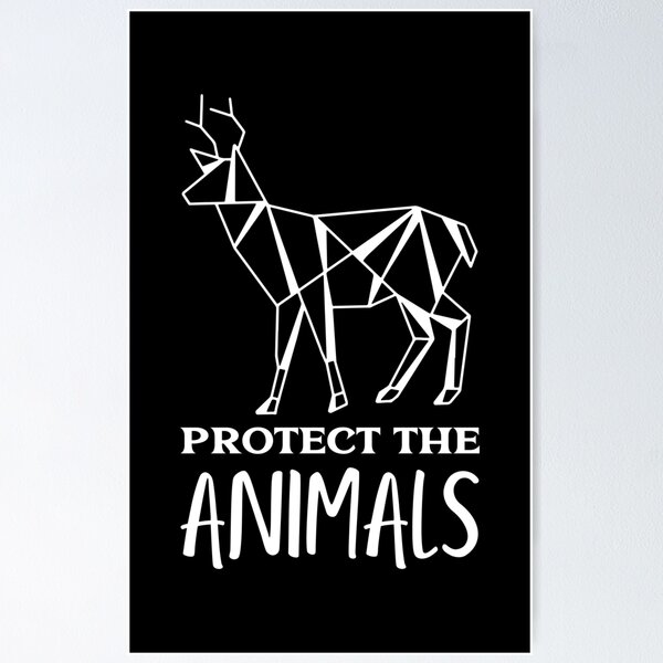 Item preview, Protect the Animals - Geometric White Deer designed and sold by javes93.