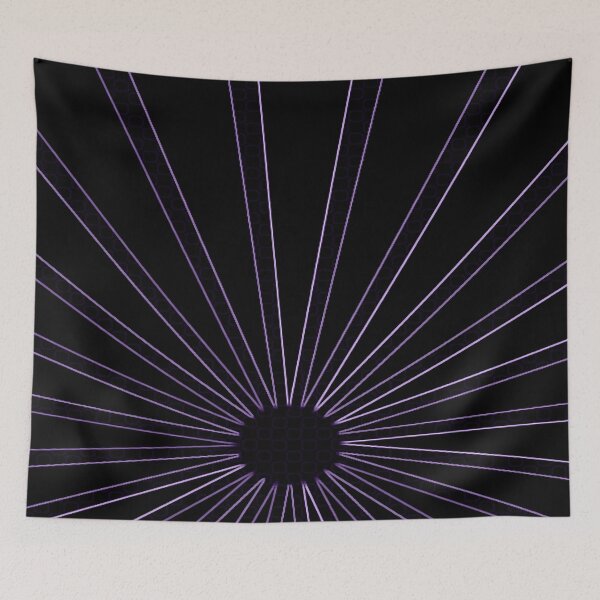 Item preview, Purple and Black Sunburst Pattern designed and sold by Si-aidra.