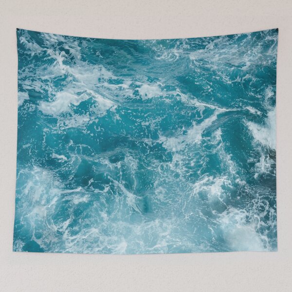 Item preview, Blue ocean waves and the tide designed and sold by Allenapparels.