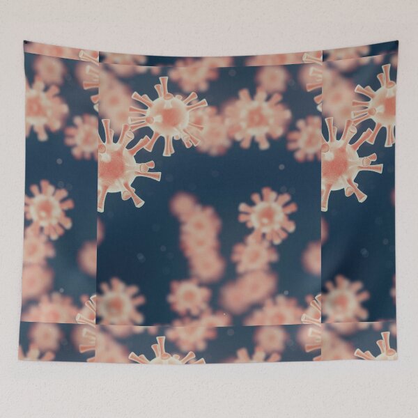 Item preview, VIRUS PARTICLE BURSTS MICROSCOPE Image PHOTO...Micro designed and sold by Hippiesole.
