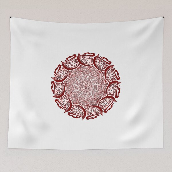 Item preview, Red circular design  designed and sold by Ahyormeekhun.