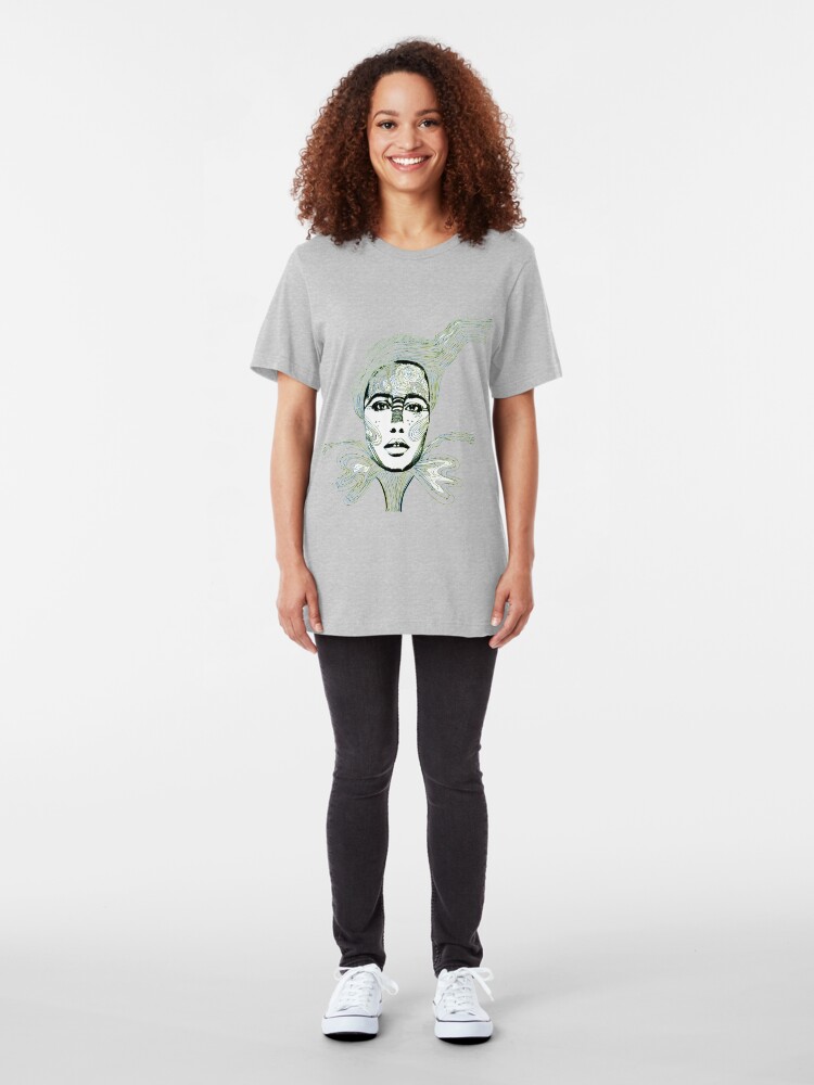 Download "Woman's face drawing" T-shirt by Koker-design | Redbubble