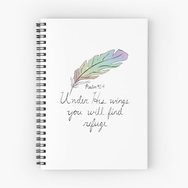 Item preview, Psalm 91:4 under His wings designed and sold by Mustard-Seeds.