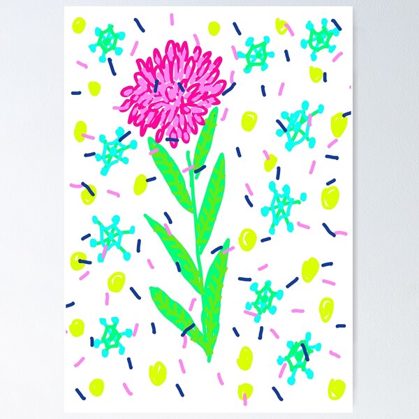 Flower pink boom Poster