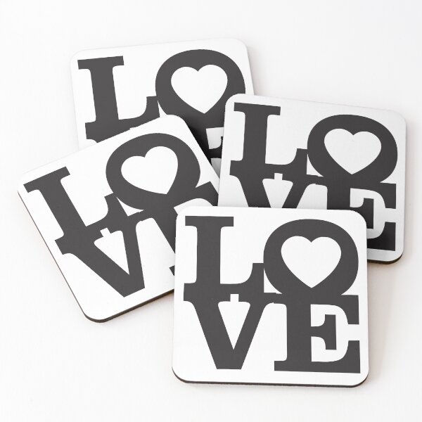 Item preview, Love letters with a heart in the O designed and sold by Two Left Hands Design.