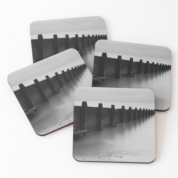 Item preview, Black and white moody beach scene designed and sold by AM-Photographer.
