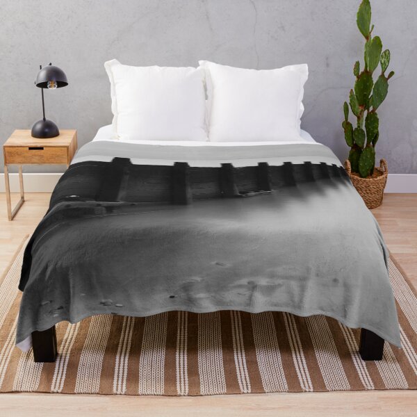 Item preview, Black and white moody beach scene designed and sold by AM-Photographer.
