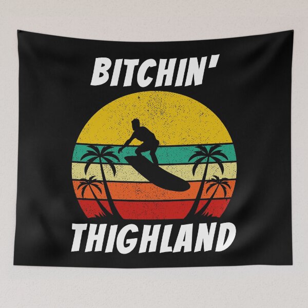 Item preview, Vintage Surfer Bitchin Thighland designed and sold by ojdart.