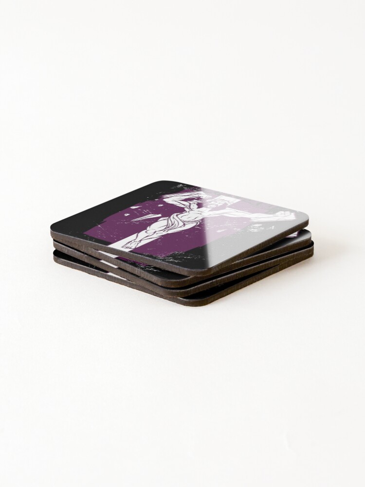 Thumbnail 4 of 5, Coasters (Set of 4), Angry Jesus designed and sold by DavinciStore21.