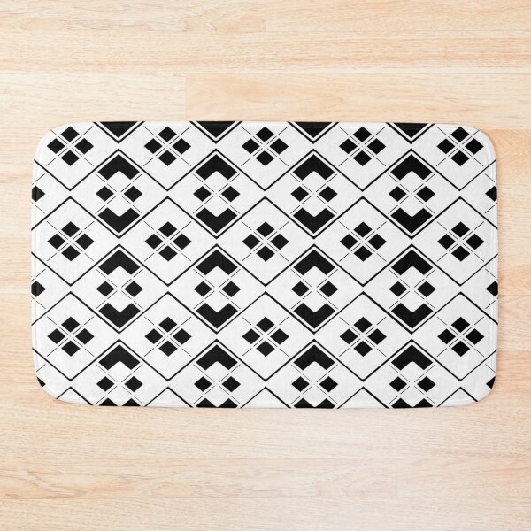 Item preview, Abstract geometric pattern - black and white. designed and sold by K.S ART.