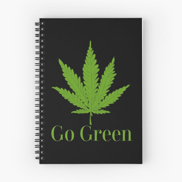 Item preview, Go Green Marijuana Weed Leaf Graphic product designed and sold by NoveltyMerch.
