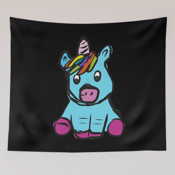 Item preview, Cute Unicorn design for Girls Hand Drawn Graphic product designed and sold by NoveltyMerch.