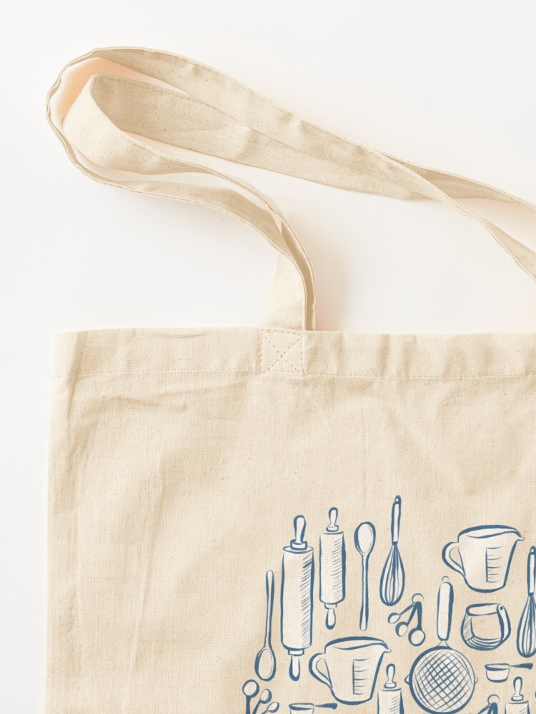 Pastry Chef Tools Flatlay Tote Bag for Sale by carabara