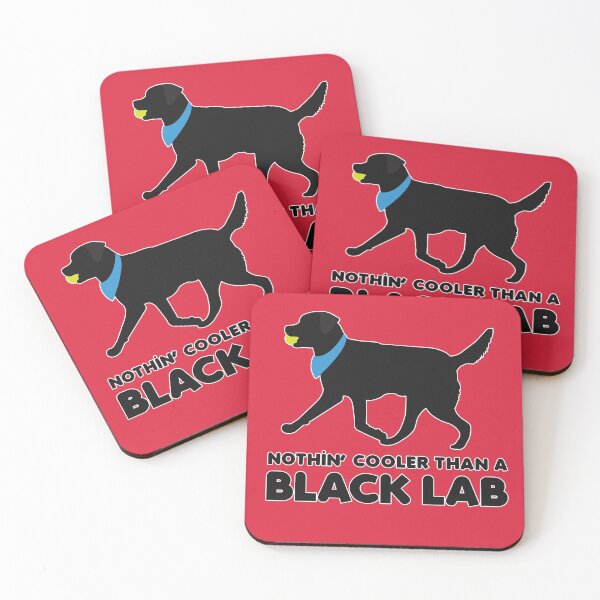 Item preview, Black Lab Pattern in Red Black Labs with Hearts Dog Patterns designed and sold by Art by Jess.