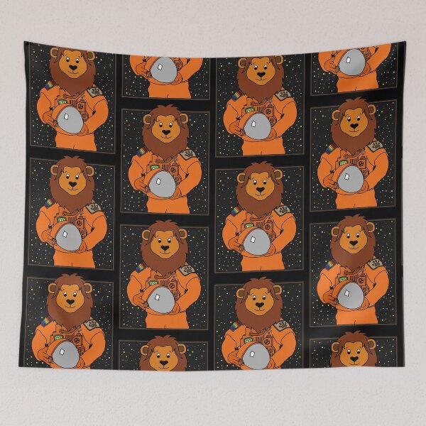 Item preview, Space Lion designed and sold by RafikCreations.