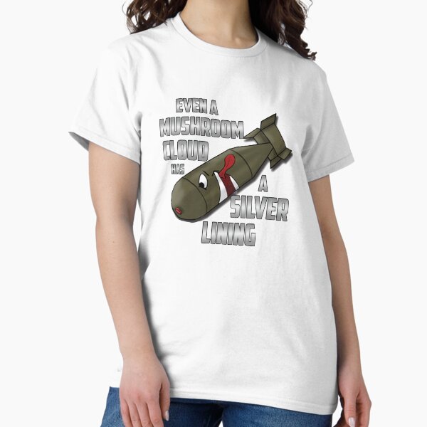 Item preview, Even a mushroom cloud has a silver lining bomb design designed and sold by Benjamin Wallace.
