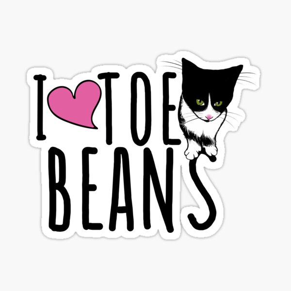 Item preview, I love toe beans designed and sold by Boog Monst .