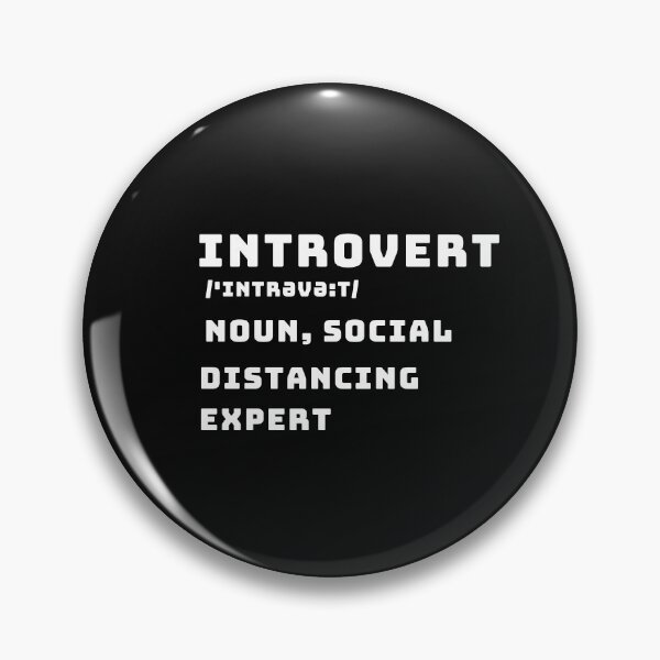 Item preview, Introvert Social Distancing Expert Definition designed and sold by MohitJain1109.