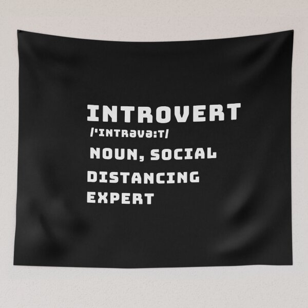 Item preview, Introvert Social Distancing Expert Definition designed and sold by MohitJain1109.