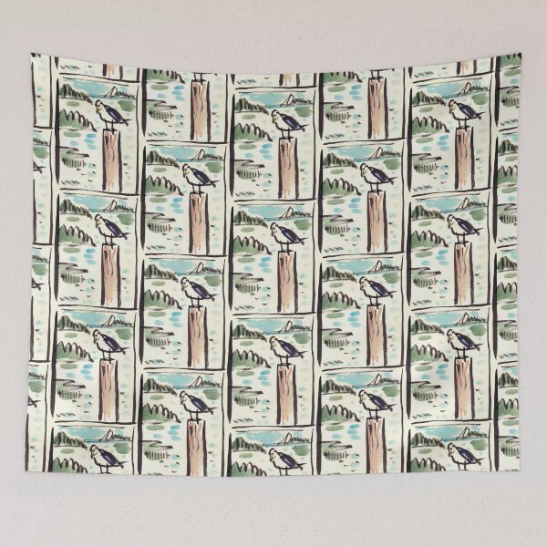 Item preview, Sentinel Gull designed and sold by CharlotteAgell.