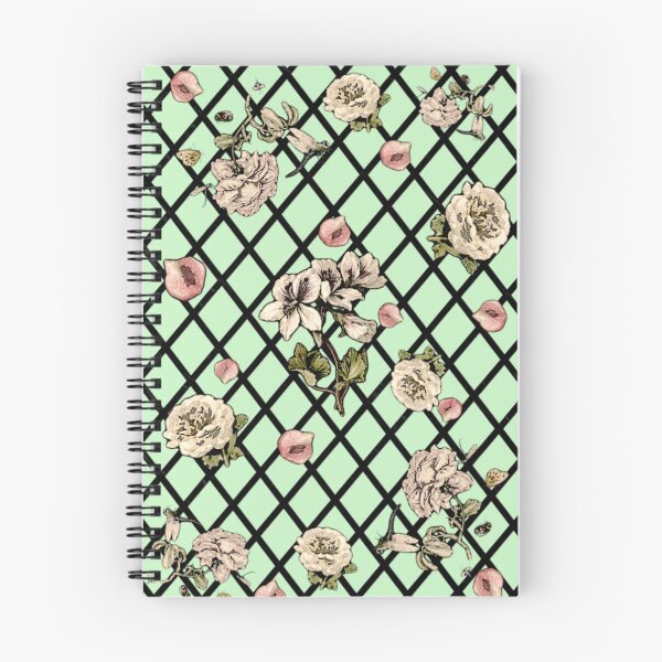 Item preview, Copy of Floral Lattice (green background) designed and sold by BoneArtPetite.